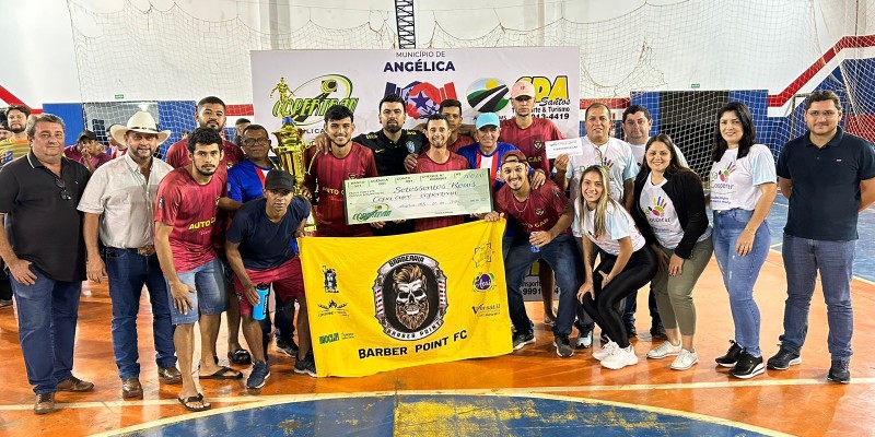 ANGÉLICA: BARBER POINT F.C FICA EM 3º LUGAR NA COPA OURO 2023