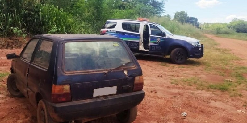 Veículo furtado é recuperado um dia após crime em MS
