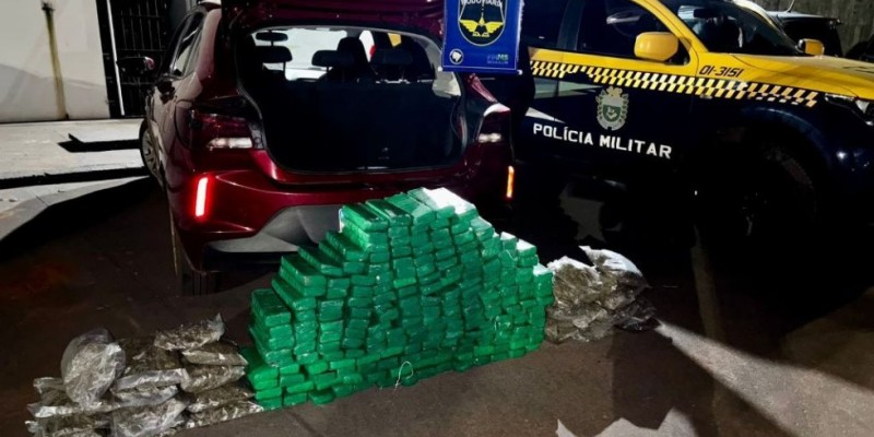 PMR de Angélica apreende carga de droga em Naviraí