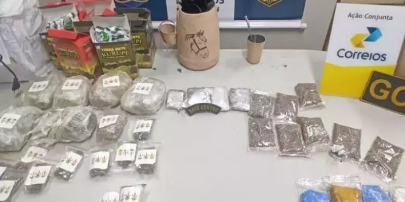 Maconha 'de playboy' escondida em erva de tereré é apreendida