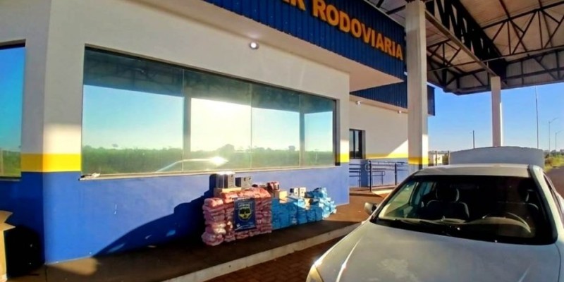 ANGÉLICA: PMR apreende mercadorias após perseguição na MS-145