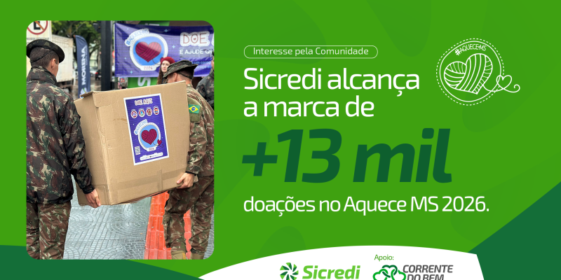 Aquece MS arrecada mais de 13 mil peças em Dourados e região