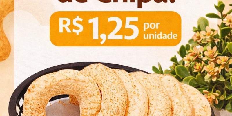 CASA DA CHIPA TEM PROMOÇÃO ESPECIAL: CHIPA POR APENAS R$ 1,25