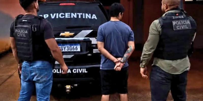 VICENTINA: Polícia Civil prende condenado a 16 anos de prisão por estupro de vulnerável