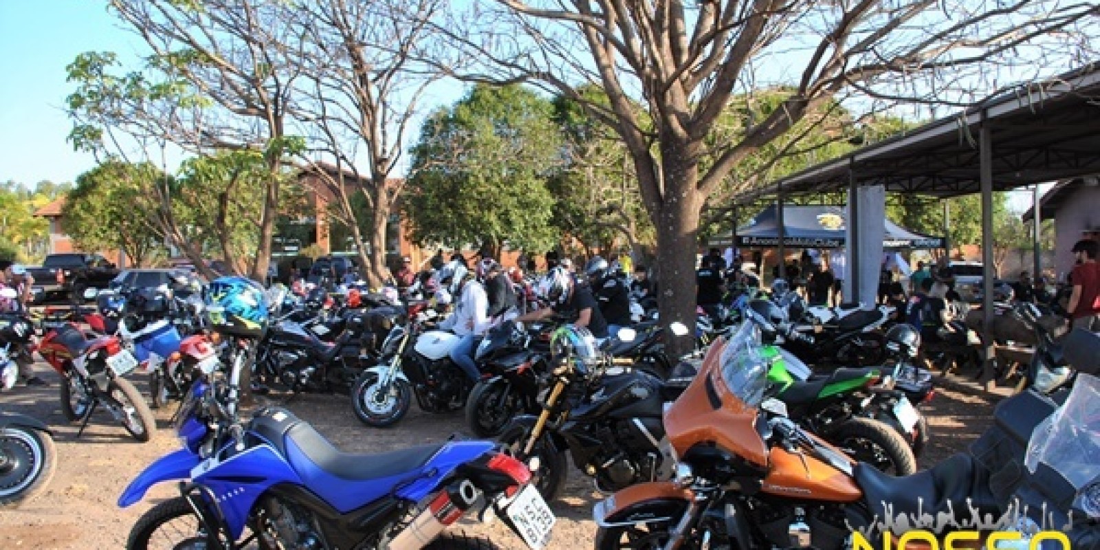 Confira todas as fotos do encontro de motos 