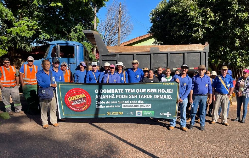 IVINHEMA: Com grande número de casos, município inicia mutirão contra a Dengue no Bairro Vitória