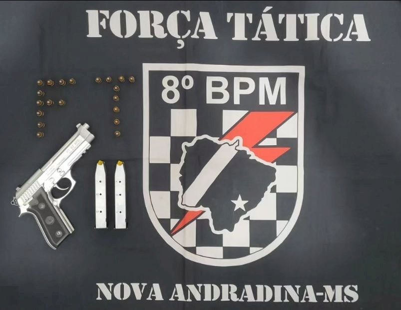 IVINHEMA: Homem é preso por porte de arma de fogo