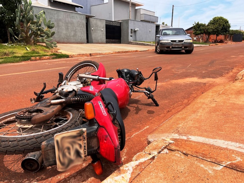 IVINHEMA: Final de semana marcado por três acidentes de trânsito envolvendo motos