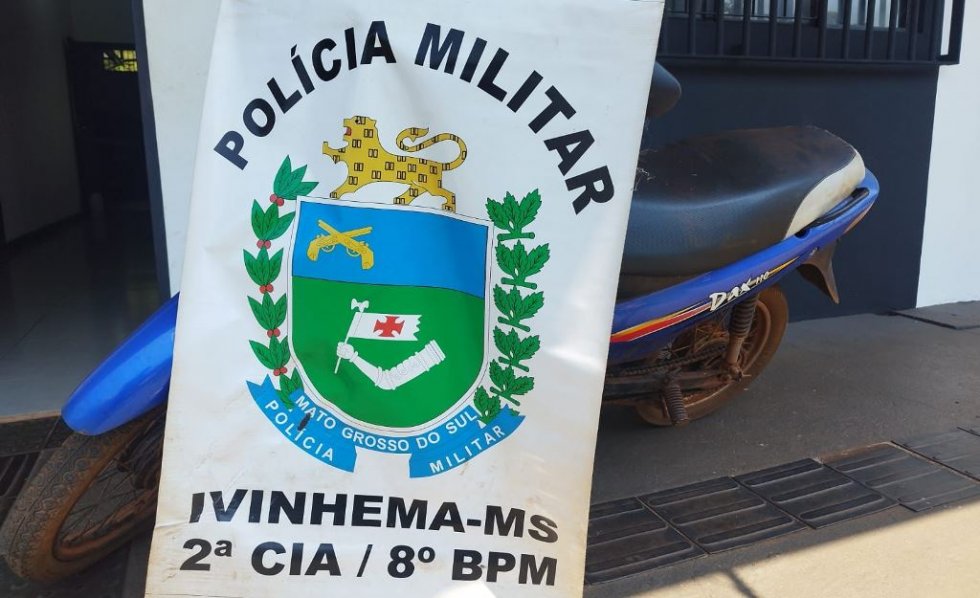 IVINHEMA: Polícia Militar localiza motocicleta abandonada em plantação de café