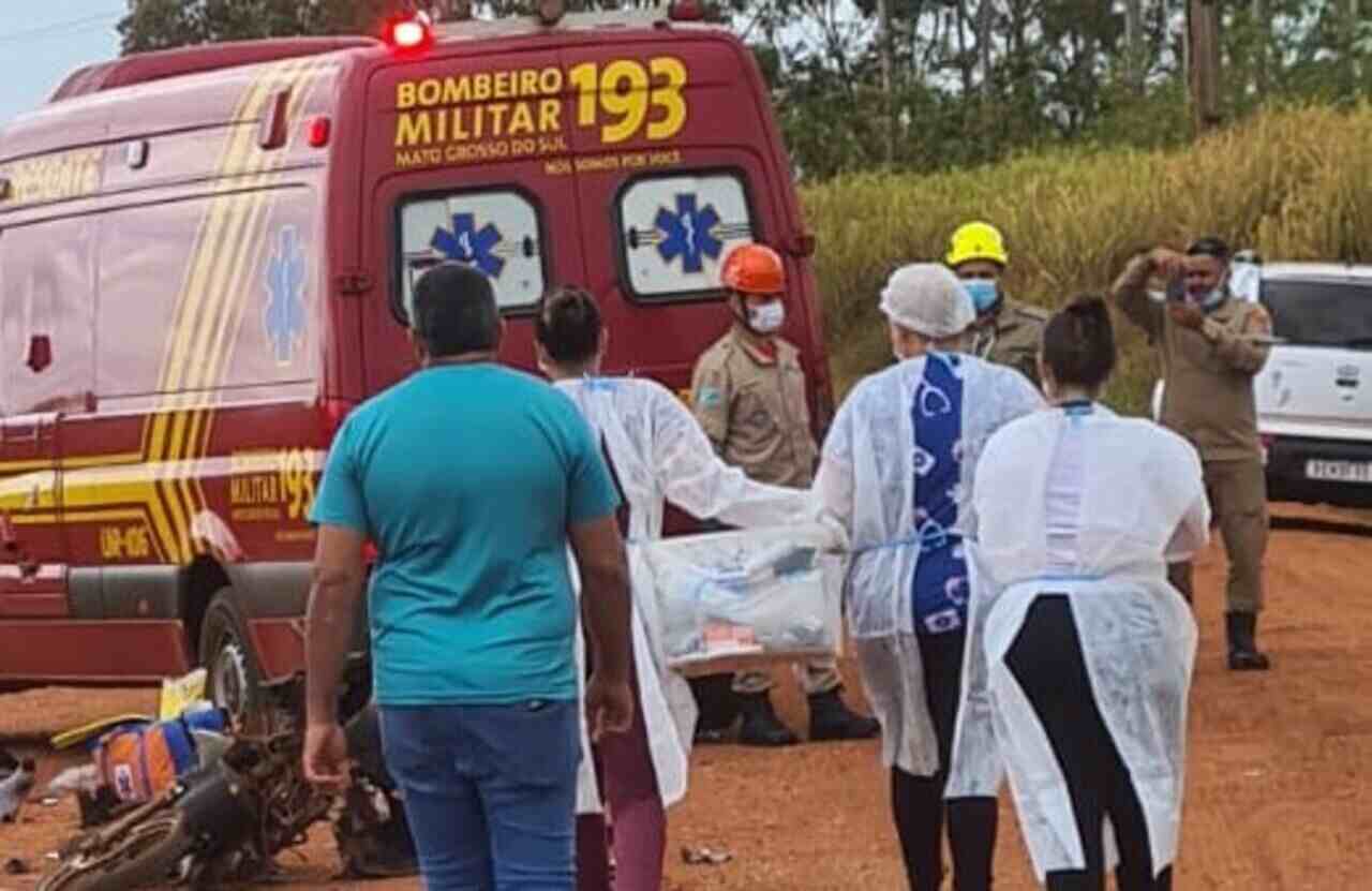 Motociclista tem perna decepada e morre após colisão frontal com veículo em Ponta Porã