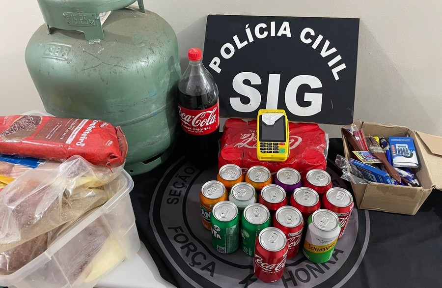 PC identifica autores de furtos ocorridos em Nova Andradina e recupera parte dos objetos subtraídos