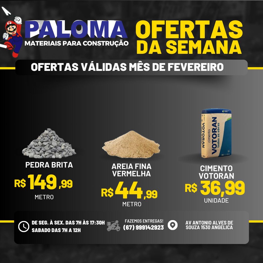 Paloma material para construção