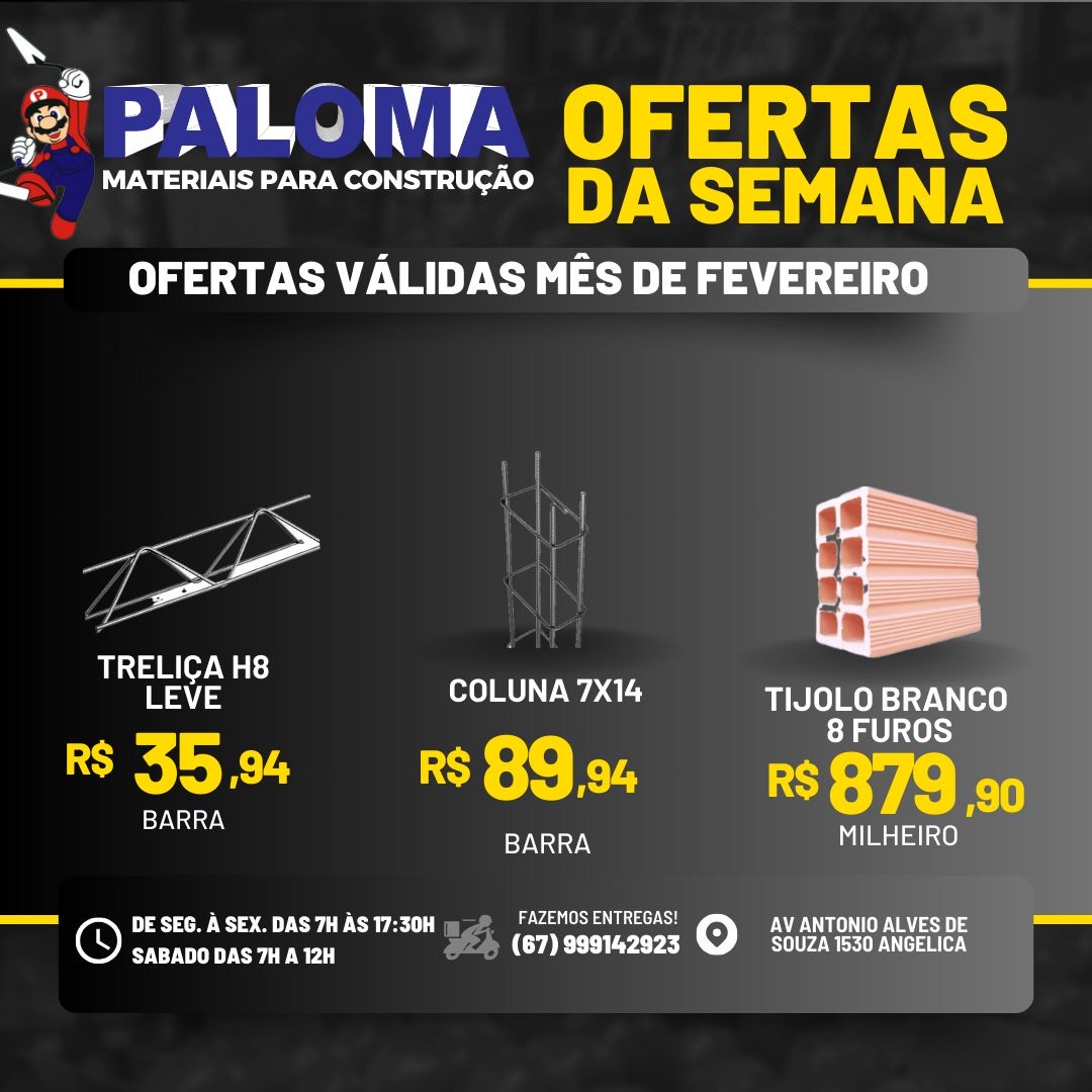 Paloma material para construção