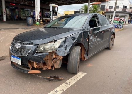 IVINHEMA: Acidente deixa motociclista ferido no Bairro Guiray