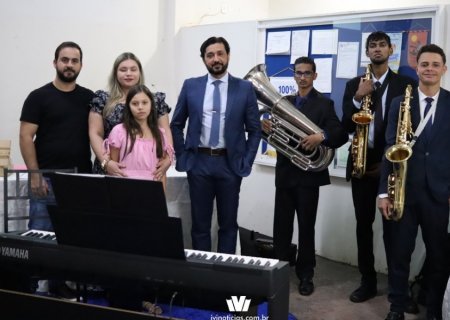 Banda Municipal de Angélica é destaque em cerimônia de posse do Rotary Club em Ivinhema Destaque