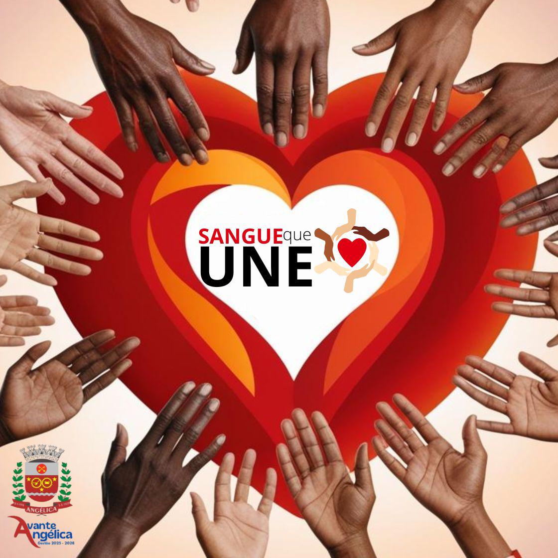 Prefeitura de Angélica promove campanha de doação de sangue com tema: "Sangue que Une"