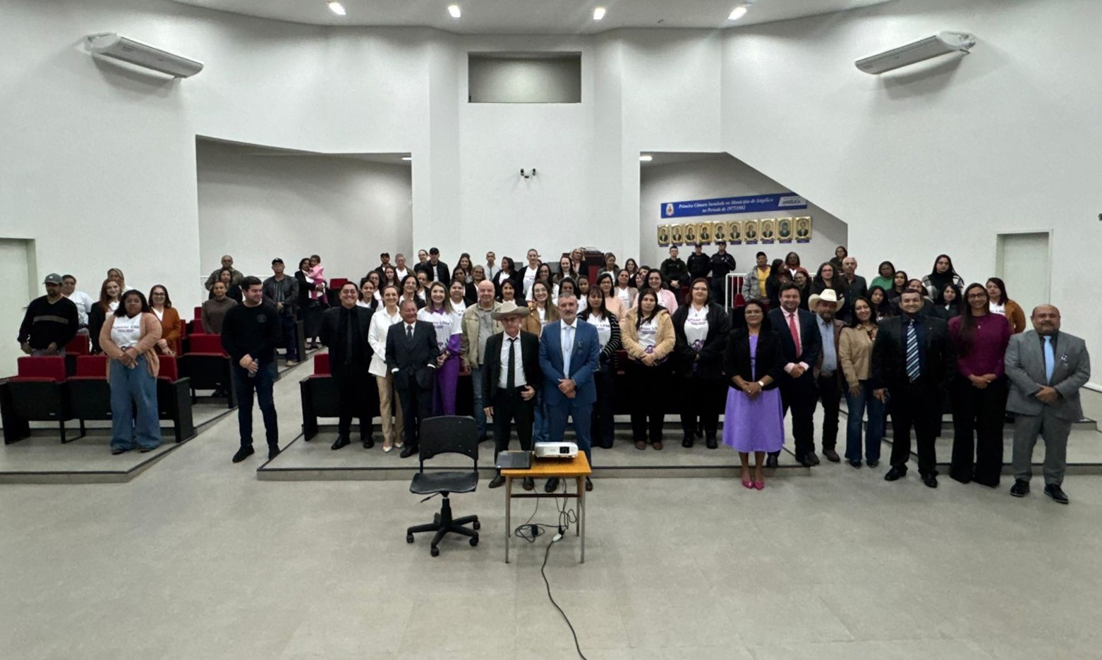 Prefeitura de Angélica dá início às ações da Campanha Agosto Lilás na Câmara Municipal