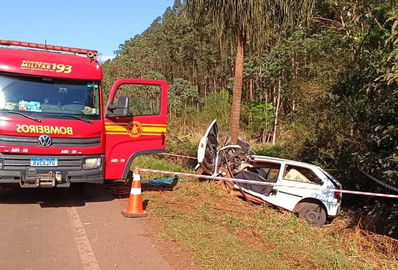 Acidente entre Indápolis e Deodápolis deixa um morto e outro gravemente ferido