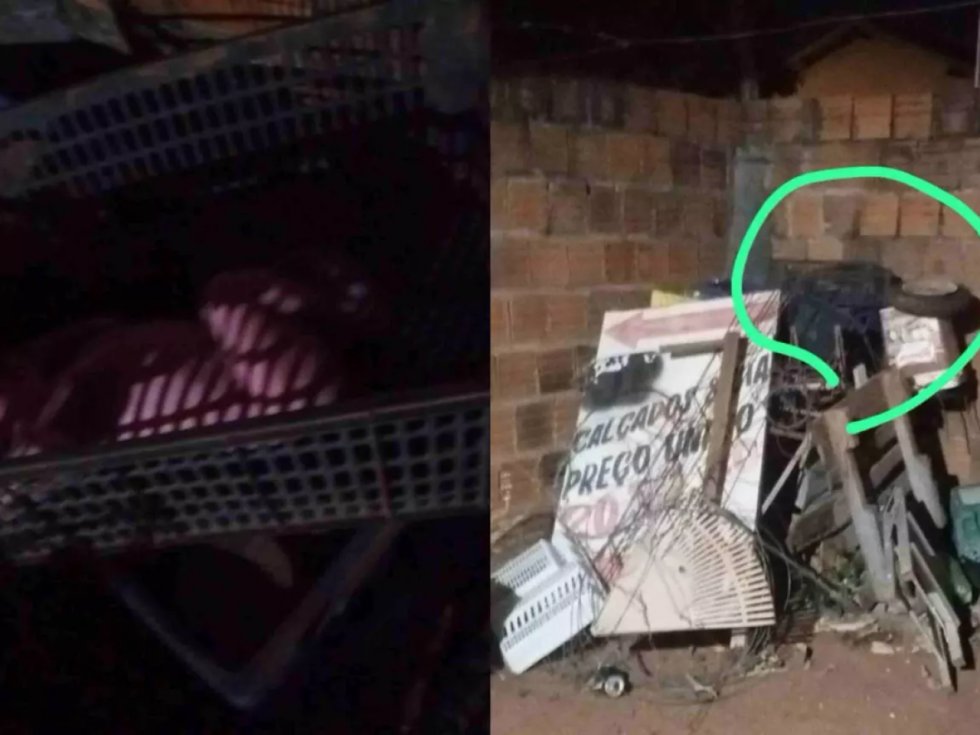 Recém-nascido é abandonado no interior de caixa de frutas