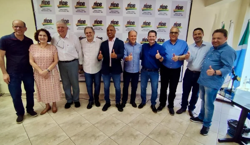 Renato Câmara assume secretaria-geral do MDB e Moka é reconduzido à presidência estadual