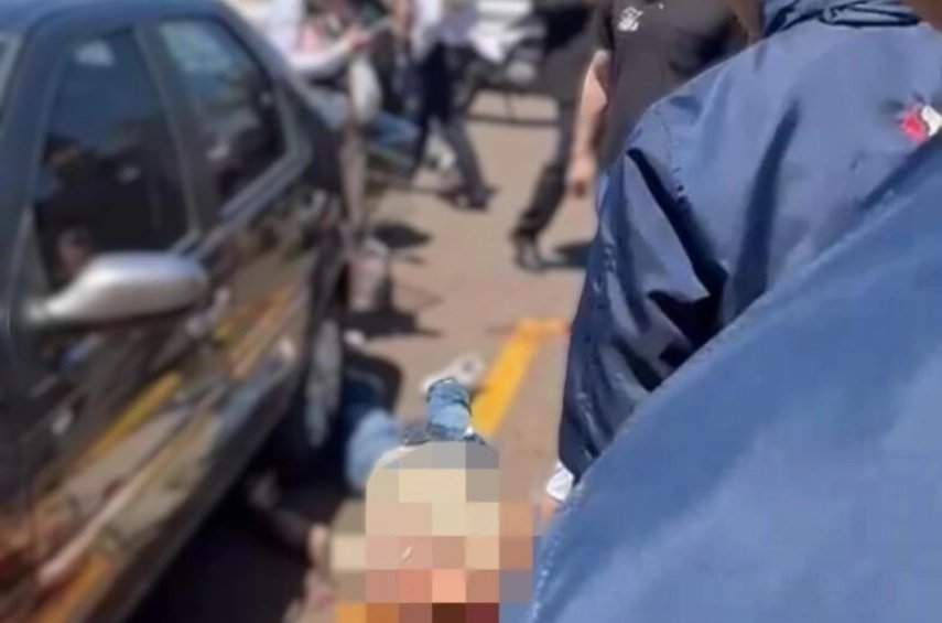 Homem é executado a tiros em estacionamento de shopping na fronteira entre Brasil e Paraguai