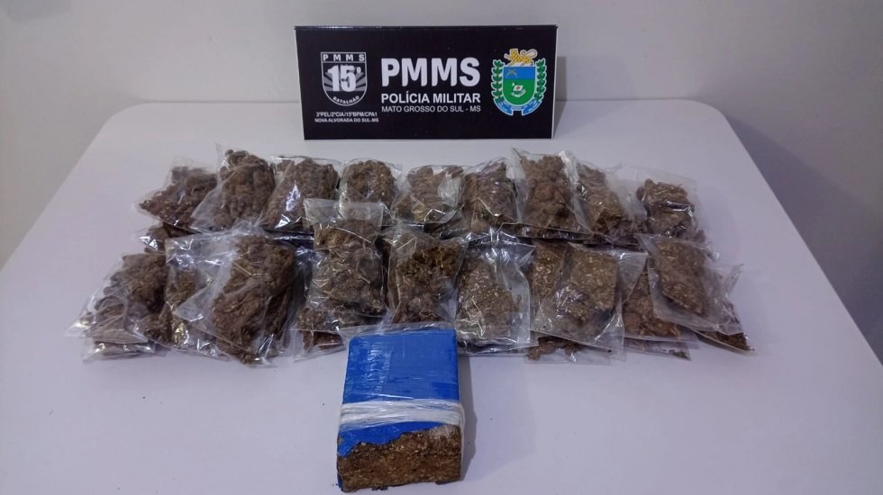 PM prende casal que traficava drogas em Nova Alvorada do Sul