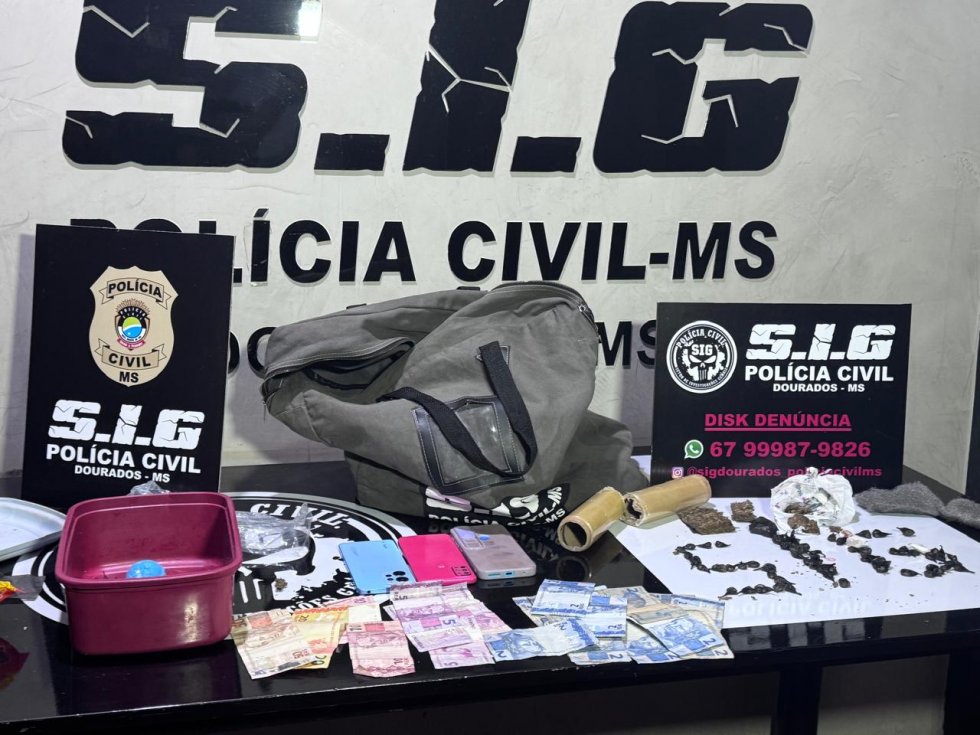 Polícia Civil prende mãe e filho por tráfico de Drogas em MS