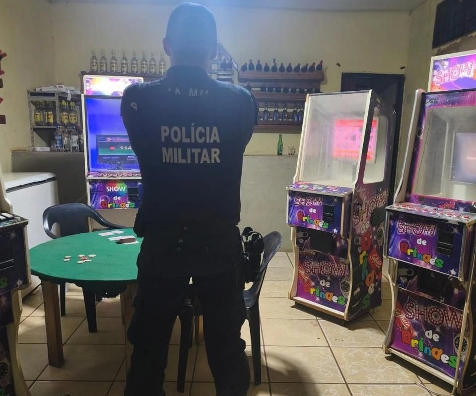 Polícia Militar encerra exploração de jogos ilegais em Nova Alvorada do Sul
