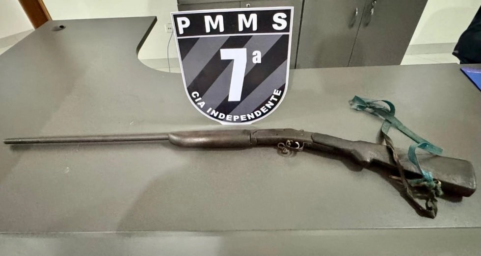 Briga em sítio termina com arma apreendida e três conduzidos à Delegacia de Bataguassu