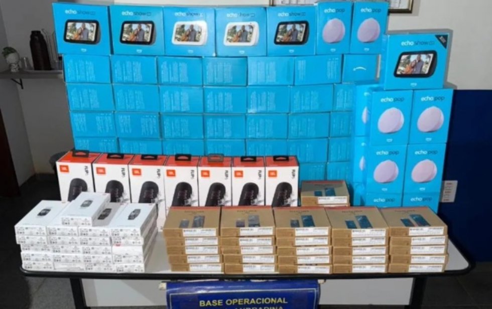 NOVA ANDRADINA;:R$ 30 mil em eletrônicos contrabandeados são apreendidos
