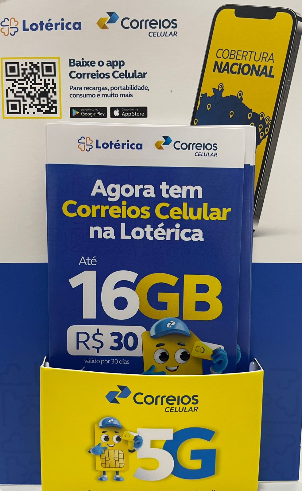 Correios Celular — agora também na lotequinha de Angélica
