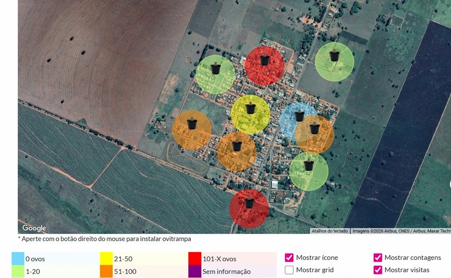 Angélica: Boletim Epidemiológico aponta alerta para o aumento do Aedes Aegypti