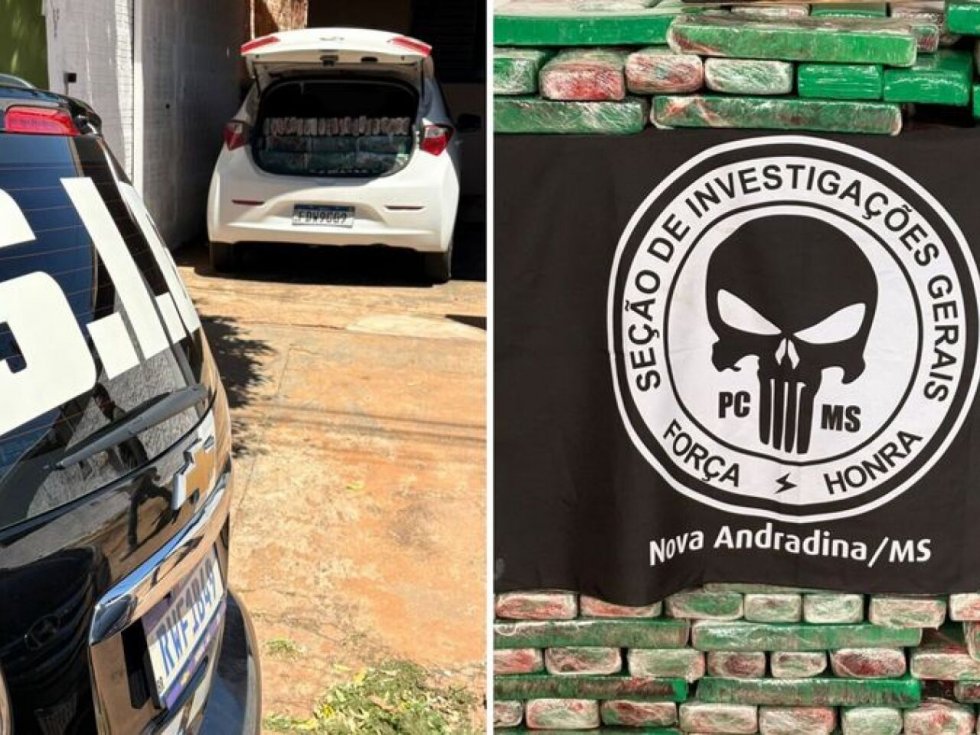 NOVA ANDRADINA: Ação resulta na prisão de homem com meia tonelada de maconha