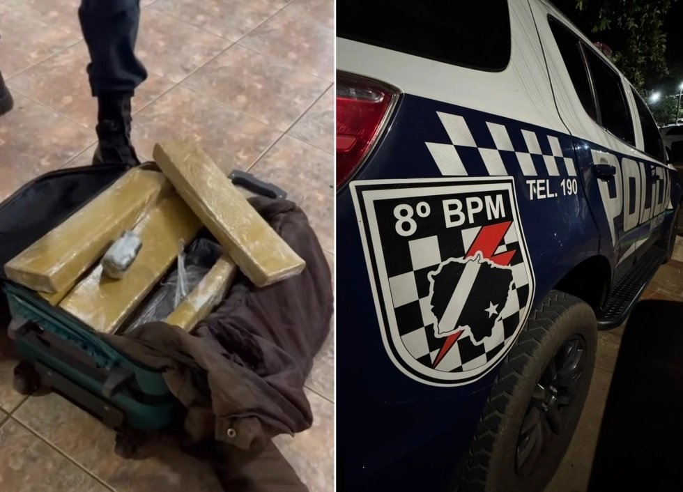 NOVA ANDRADINA: Força Tática apreende mais de 14 kg de drogas em ônibus interestadual