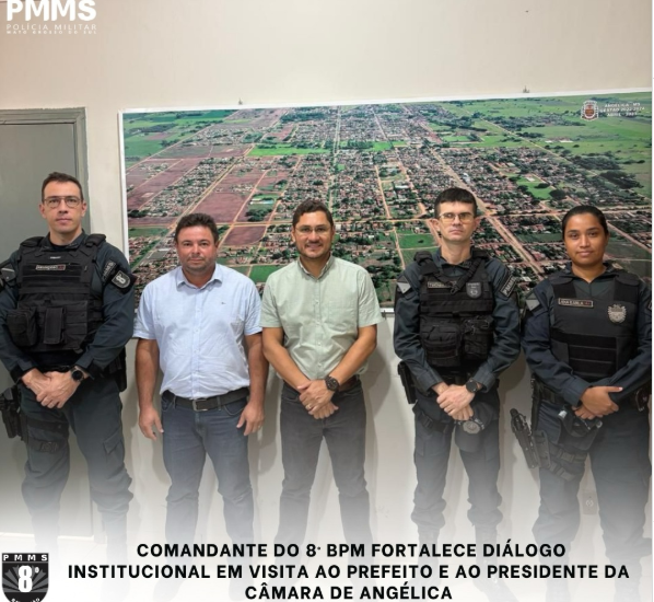 Polícia Militar fortalece diálogo institucional em Angélica