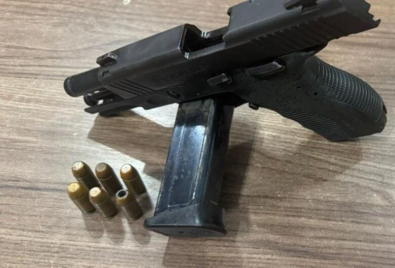 Suspeito vindo de SP é preso na BR-262 com pistola calibre .40 a caminho de Três Lagoas