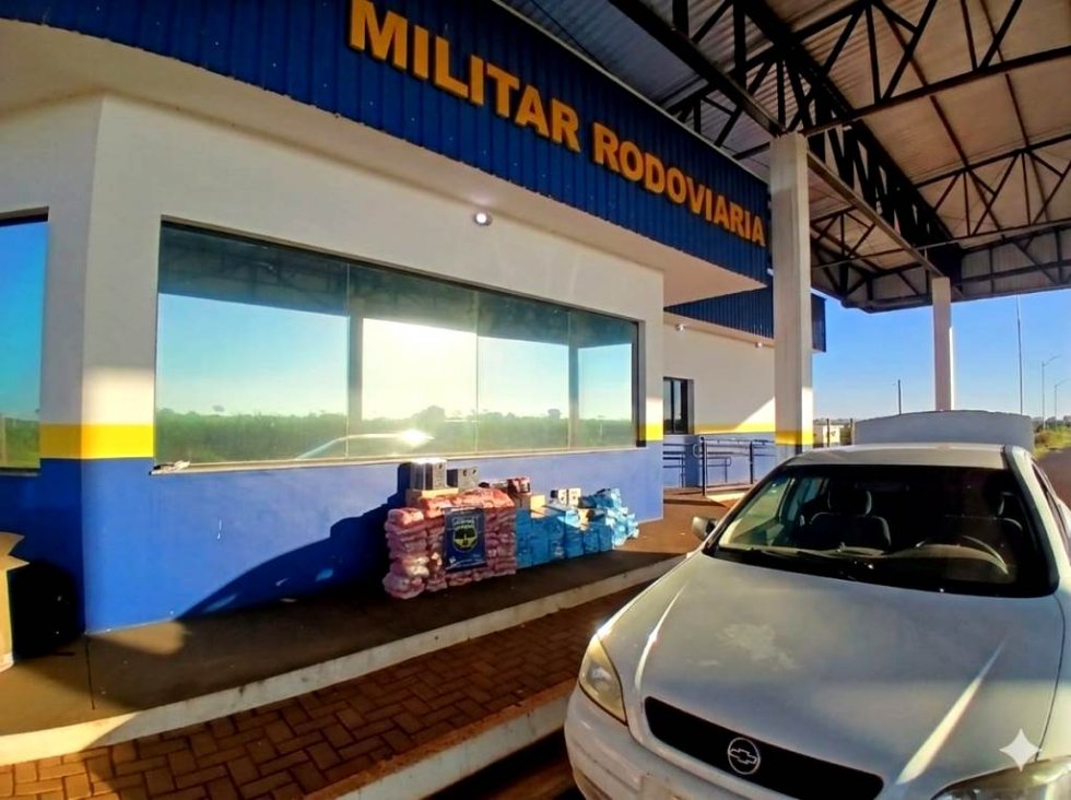 ANGÉLICA: PMR apreende mercadorias após perseguição na MS-145