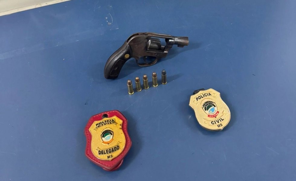 Foragido por homicídio é preso em Bonito e arma do crime é apreendida