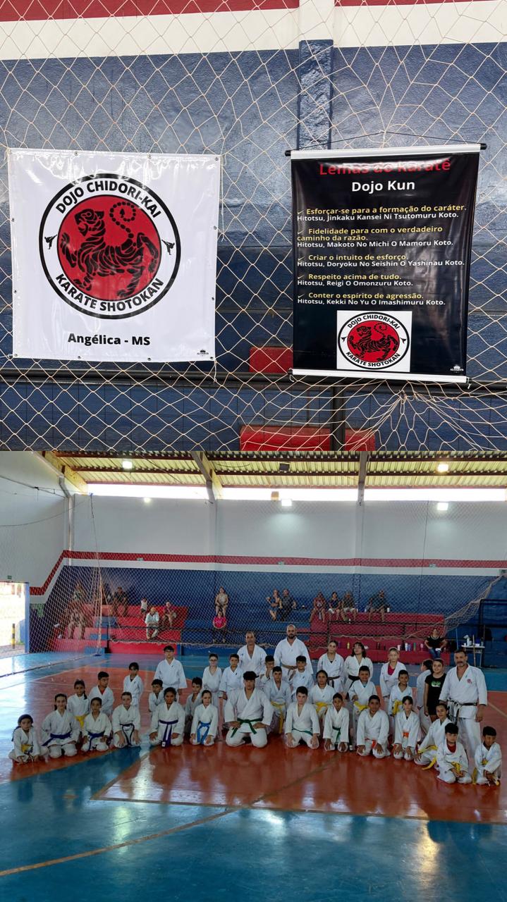 Apresentação de Karatê em Angélica destaca talentos locais e fortalece o esporte no município