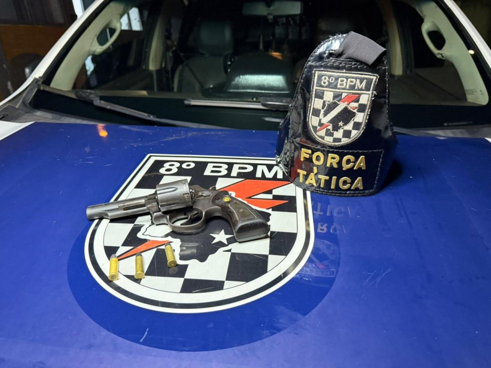 BATAYPORÃ: Polícia Militar apreende arma de fogo e drogas após denúncia de ameaças