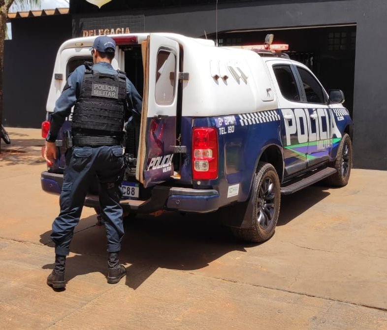 ANGÉLICA : Polícia militar encaminha suspeito a delegacia por tentativa de furto de veículo