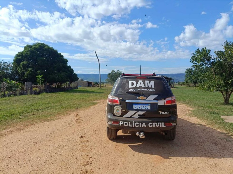 Homem é preso em fazenda após descumprir medida protetiva contra ex-companheira