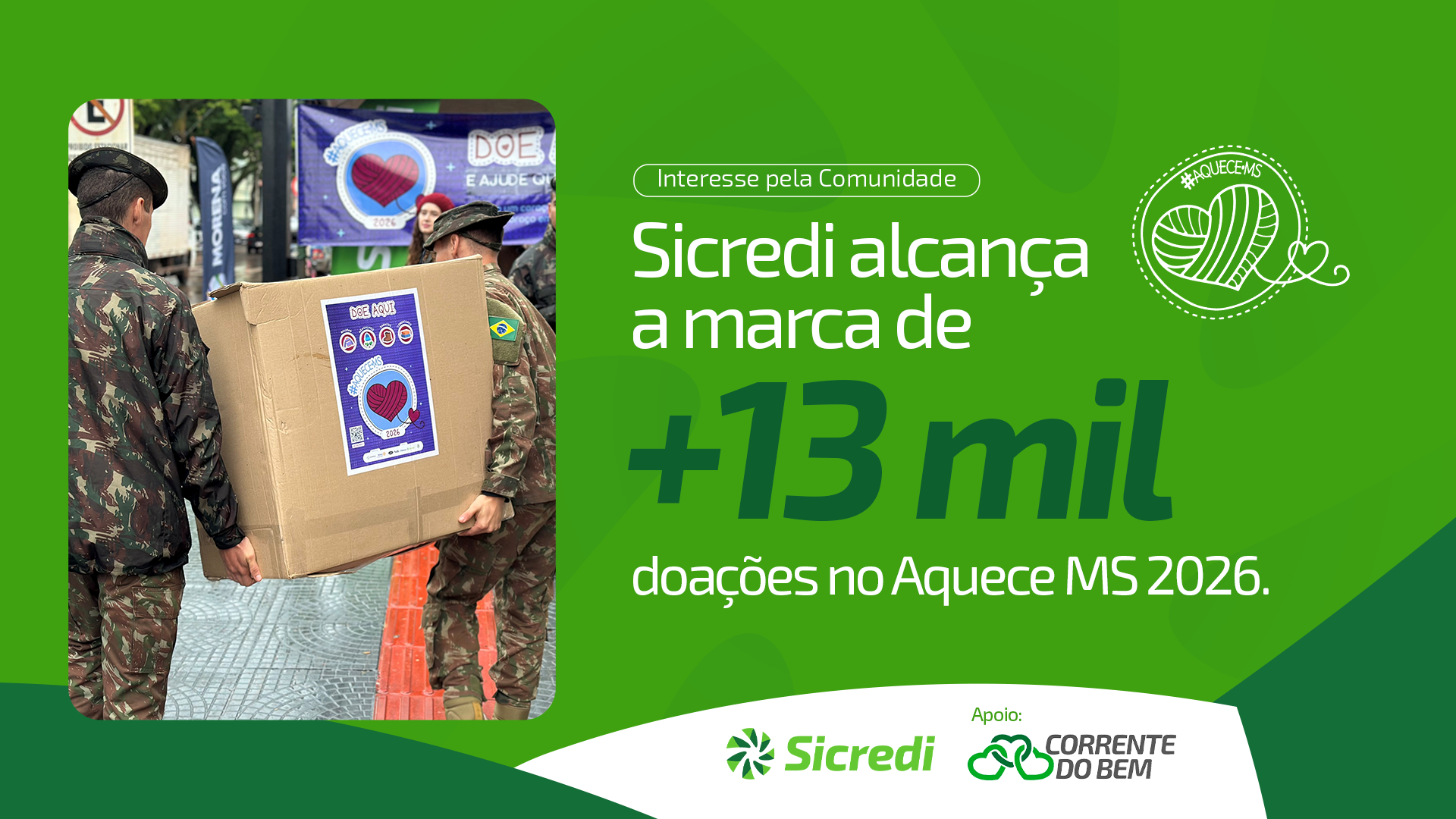 Aquece MS arrecada mais de 13 mil peças em Dourados e região
