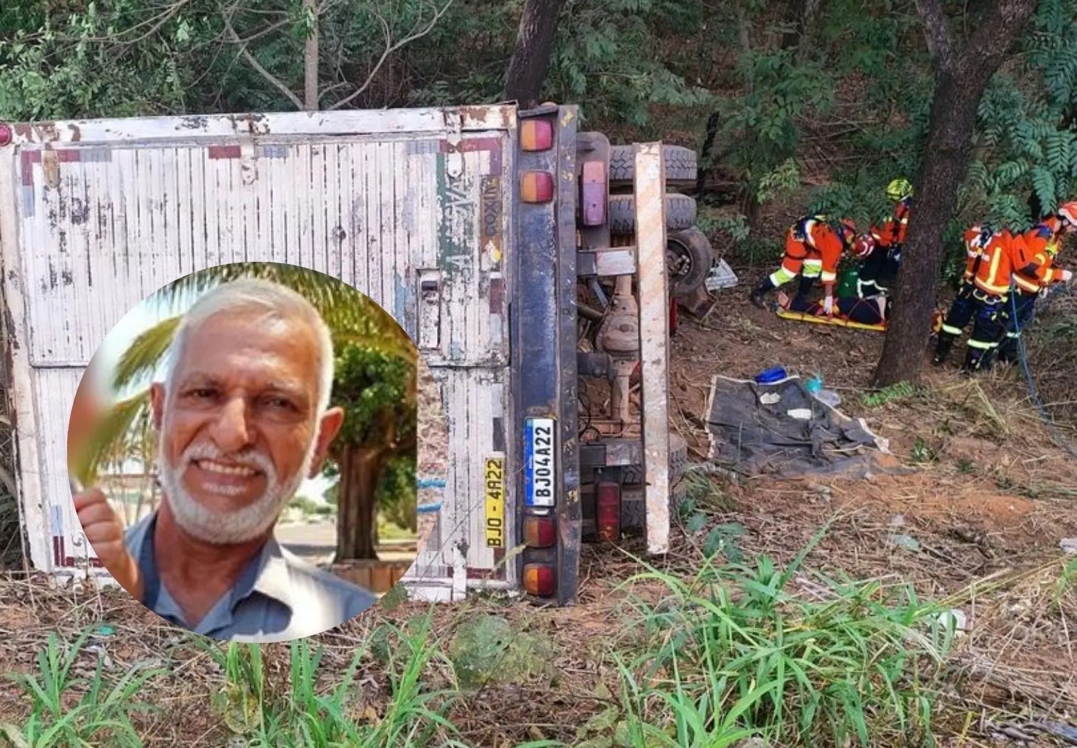 Empresário morre e esposa fica ferida ao bater caminhão em árvore na BR-163