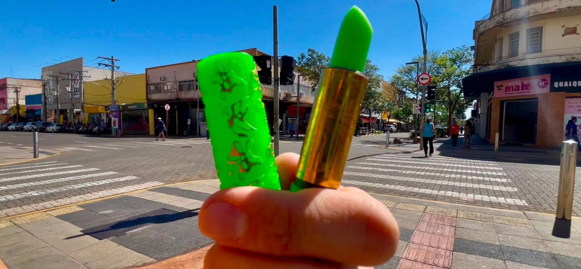 Idosa vai parar na UTI após usar batom de R$ 1 vendido no Centro em Campo Grande
