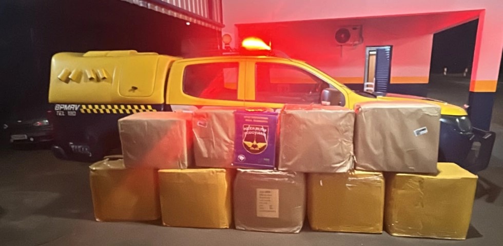 Óculos de origem estrangeira são apreendidos em ônibus na MS-134, em Nova Andradina