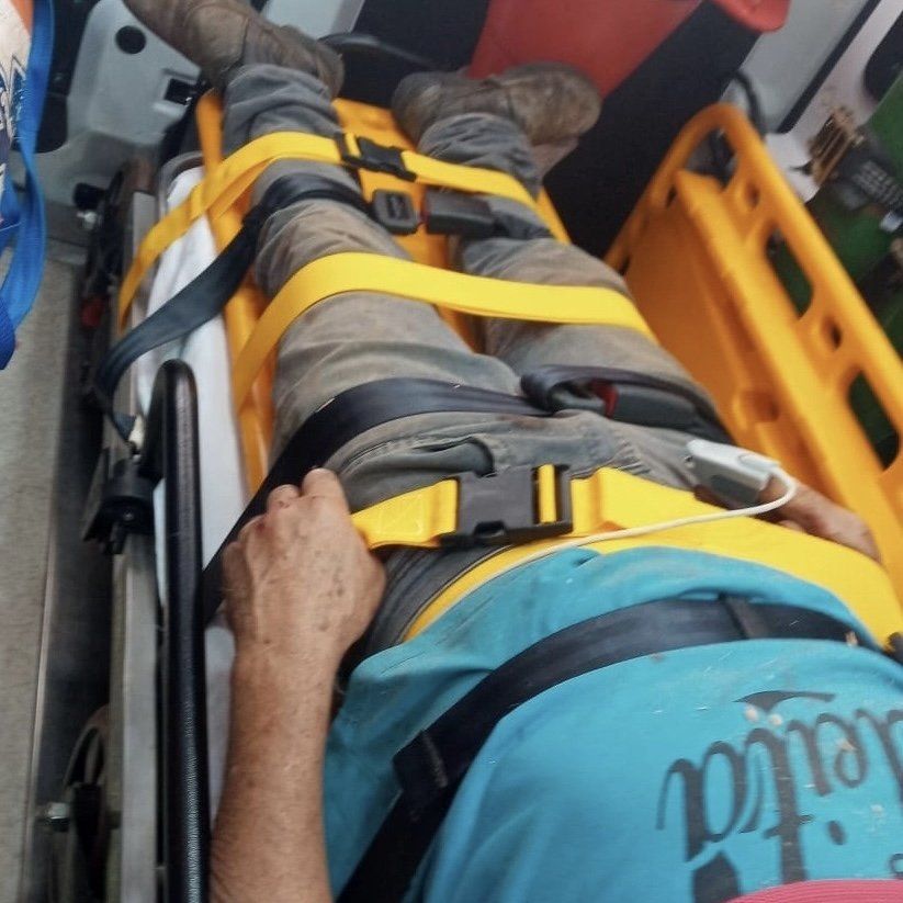 Trabalhador fica ferido após cair de telhado de 3 metros em Nova Casa Verde