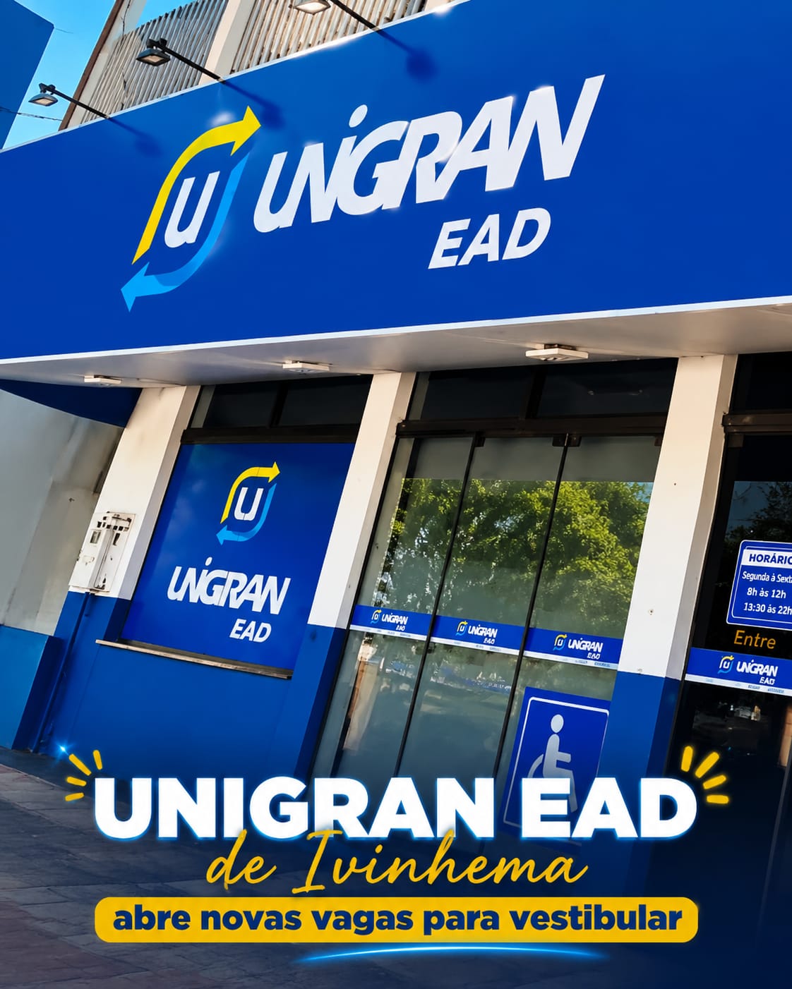 UNIGRAN EAD de Ivinhema abre novas vagas para o Vestibular com aulas iniciando ainda este mês