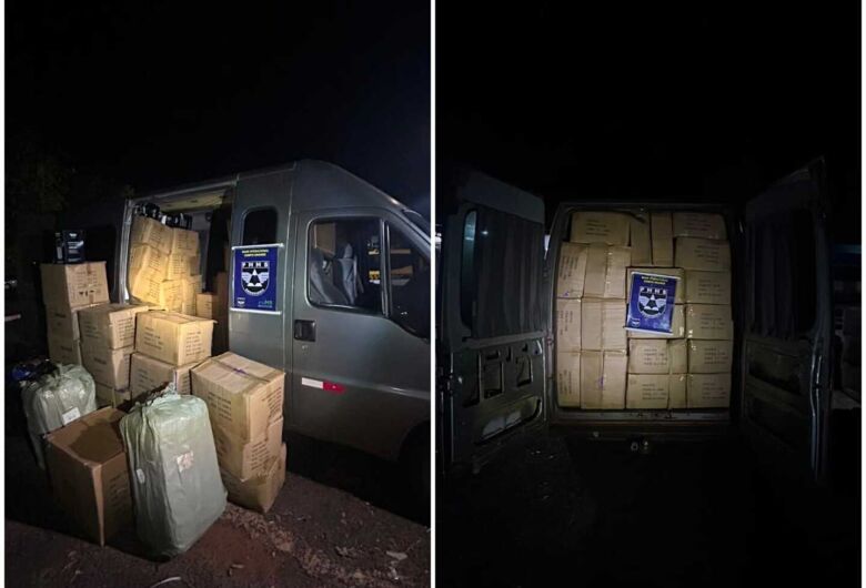 Veículos são apreendidos com produtos contrabandeados