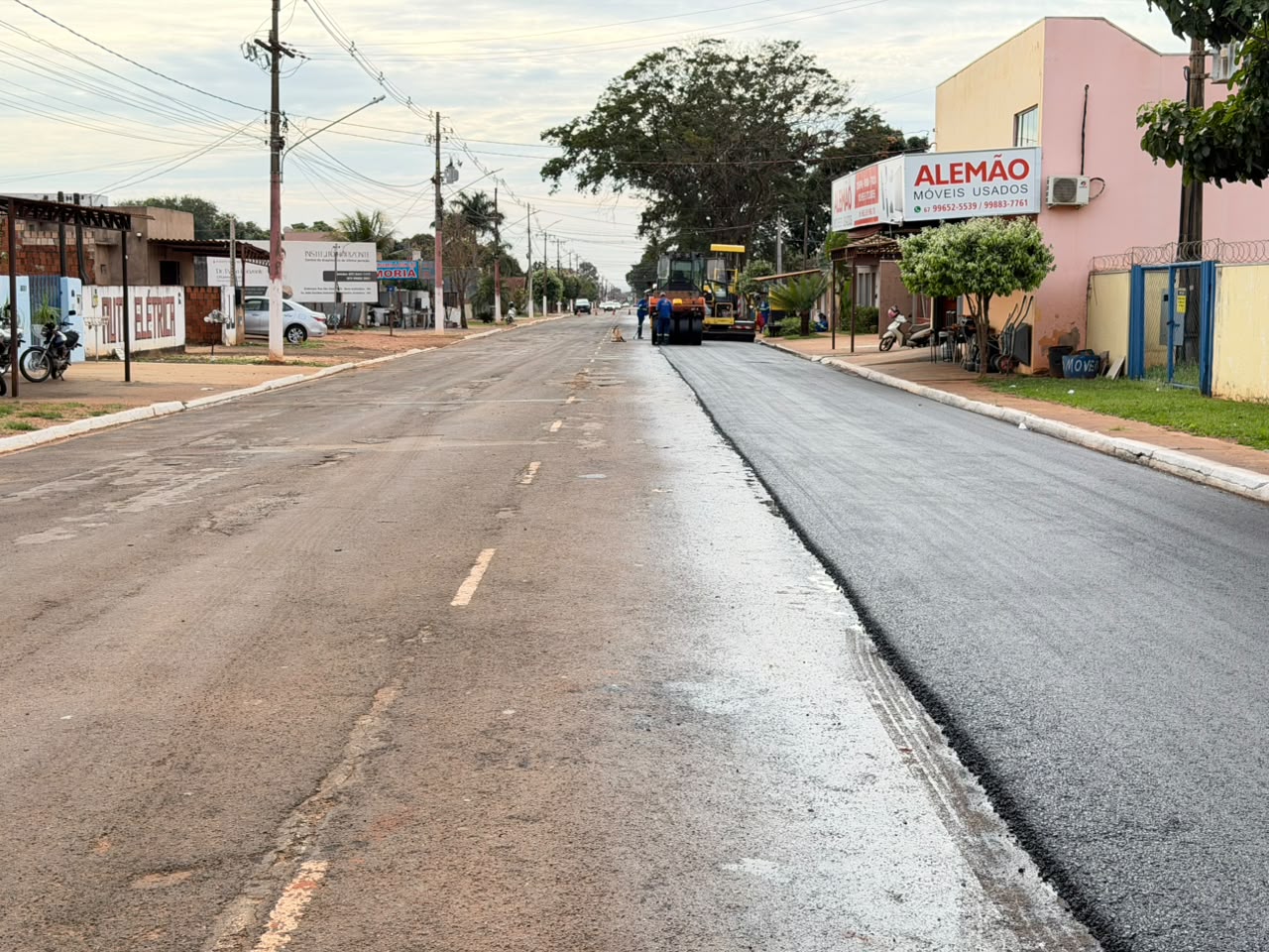 Angélica: Prefeitura inicia as obras de recapeamento da Rua Stefan Dudas Notícias  03 Agosto 2026